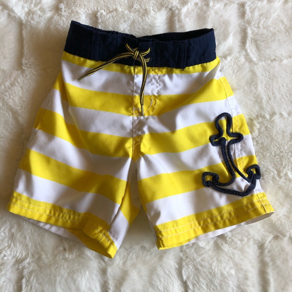 Janie and Jack boys swimming shorts size 6-12mo